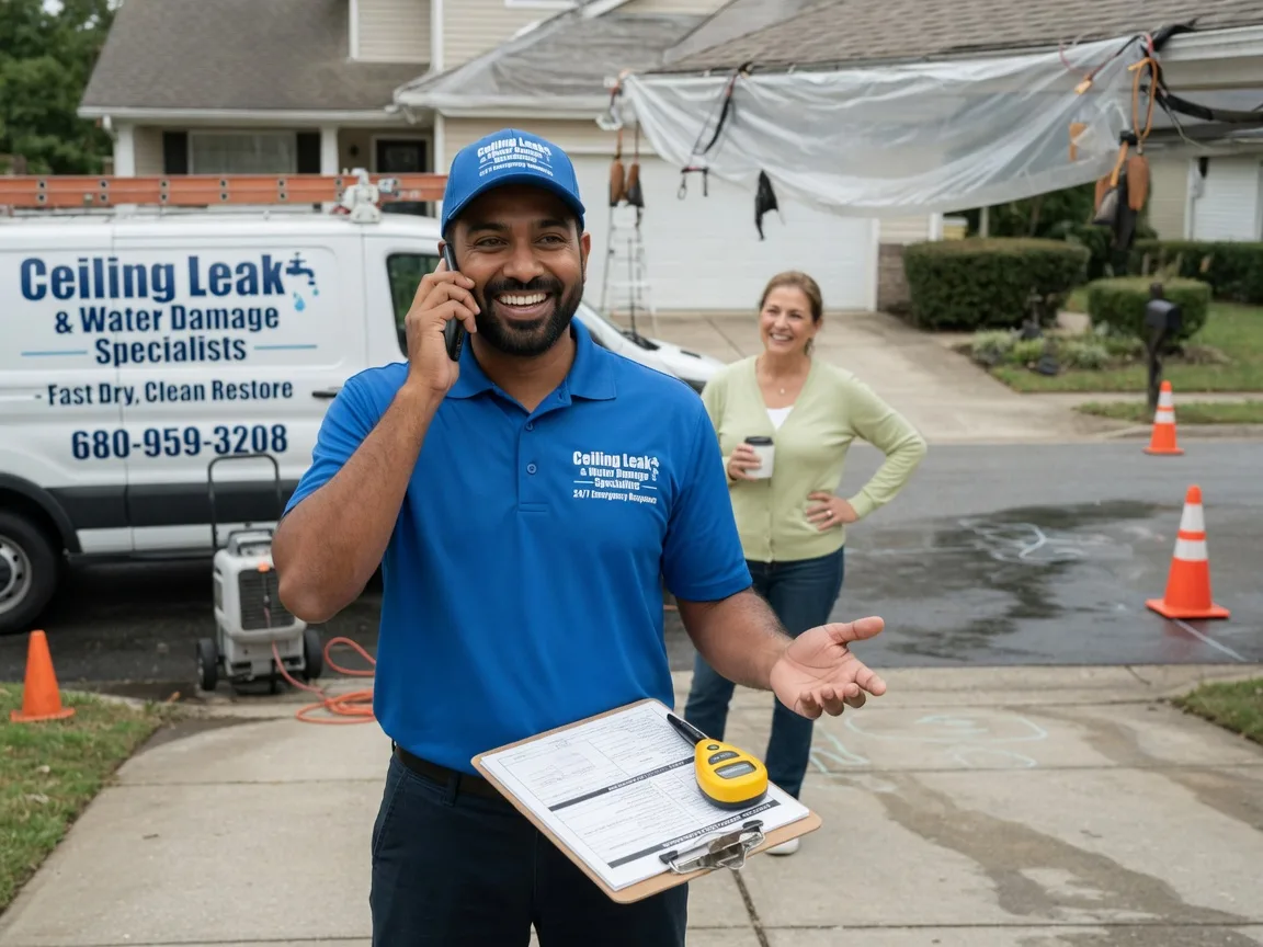 Ceiling Leak Cleanup Freeport, TX FAQs